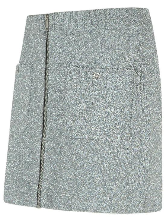 25SS 가니 숏 스커트 K2366018 SILVER - GANNI