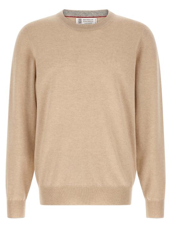 26FW 브루넬로 쿠치넬리 캐시미어 니트 M2200100CS396 Beige