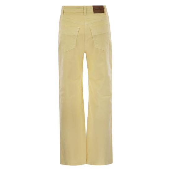 25SS 엘리자베타프랜치 데님 팬츠 PJ7D51E2 YELLOW - ELISABETTA FRANCHI