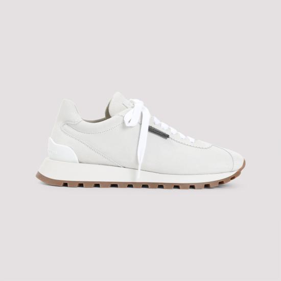 25SS 브루넬로 쿠치넬리 스니커즈 MZSFG2110 C159 BIANCO - BRUNELLO CUCINELLI