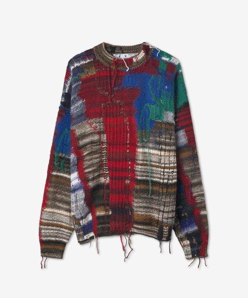  오프화이트 스웨터 OMHE131F22KNI0018401 DOM