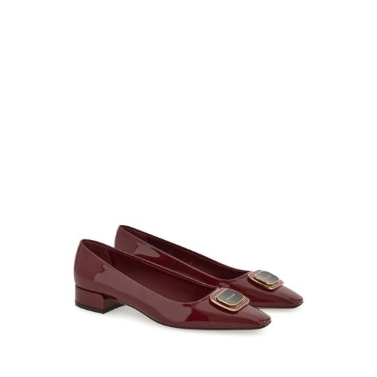 25SS 살바토레 페라가모 플랫 슈즈 01I792 0779515 1D BORGO RED - SALVATORE FERRAGAMO