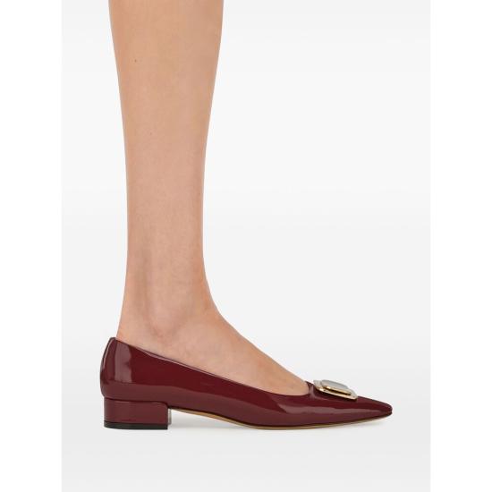 25SS 살바토레 페라가모 플랫 슈즈 01I792 0779515 1D BORGO RED - SALVATORE FERRAGAMO