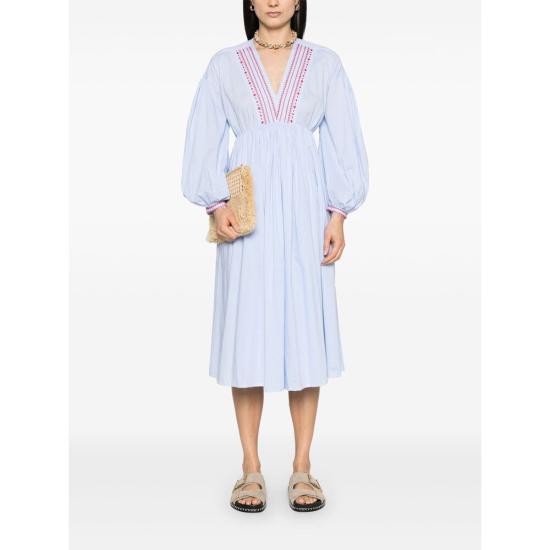 25SS 아페쎄 롱 원피스 COHHH F35203 IAB BLUE - A.P.C.