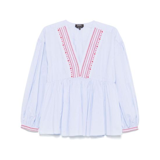 25SS 아페쎄 블라우스 COHHH F13449 IAB BLUE