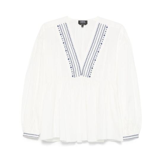 25SS 아페쎄 블라우스 COHHH F13449 AAB WHITE