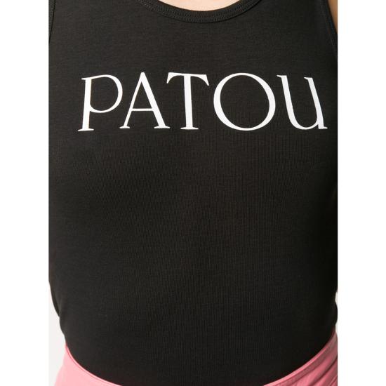 25SS 파투 민소매 티셔츠 JE0159994 999B BLACK - PATOU