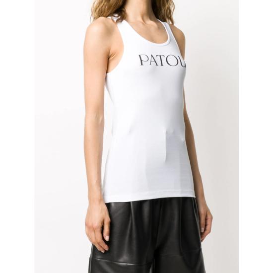 25SS 파투 민소매 티셔츠 JE0159994 001W WHITE - PATOU