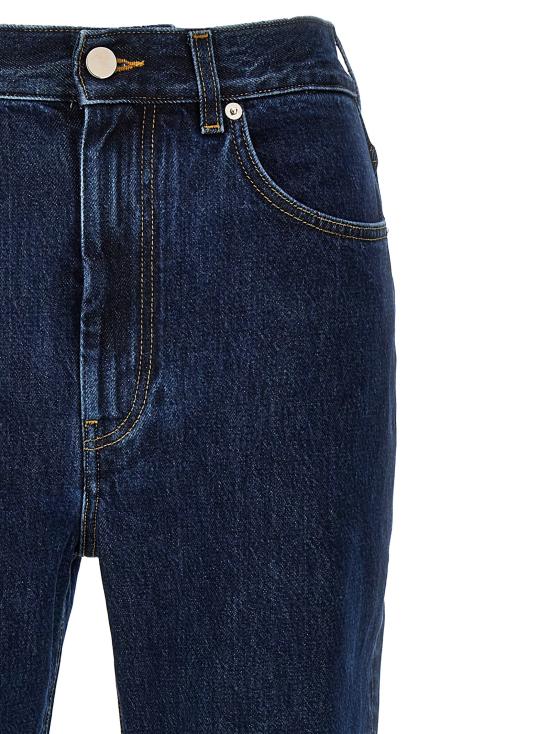 25FW 루루 드 세종 데님 팬츠 WULARWASHED BLUE Blue - LOULOU DE SAISON