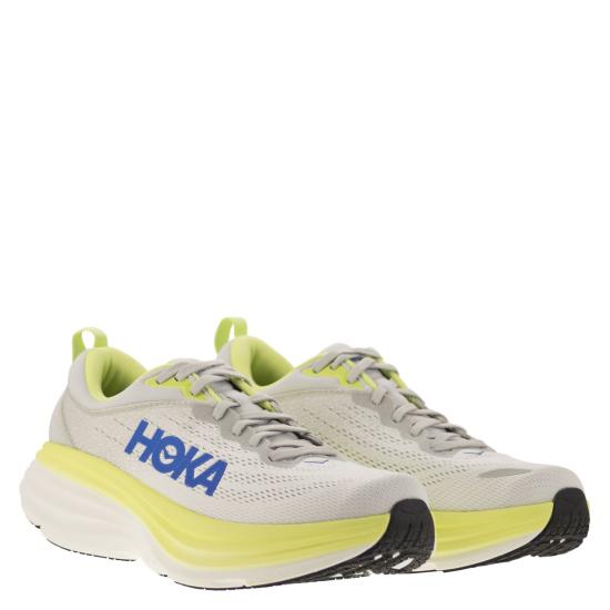 25SS 호카 본디 8 1123202 LIGHT GREY YELLOW - HOKA