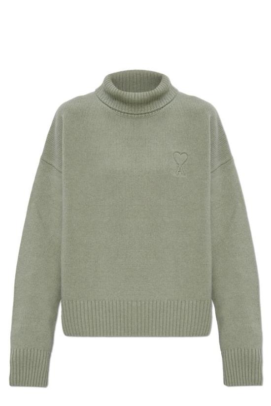  아미 터틀넥 UKS444KN0028303 GREEN AQUA DOM