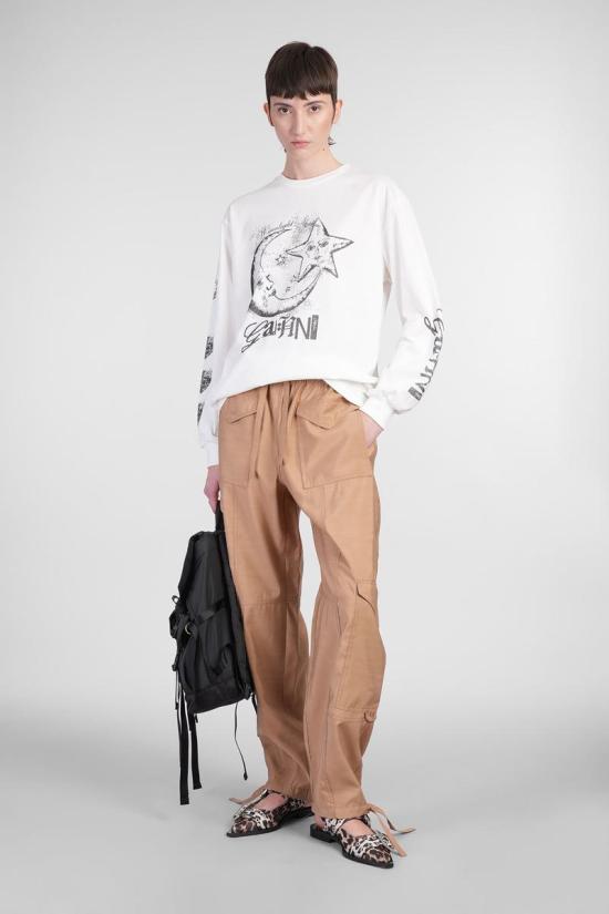 25SS 가니 숏팬츠 411925 W0331 Beige - GANNI