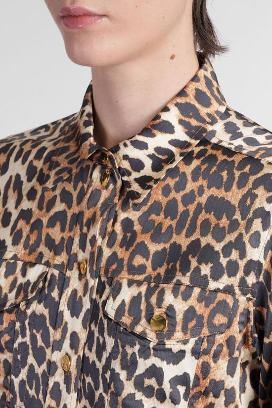 25SS 가니 셔츠 411916 W0321 Multicolor - GANNI