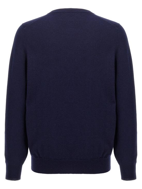 26FW 브루넬로 쿠치넬리 스웨터 M2200100 CA058 Blue - BRUNELLO CUCINELLI