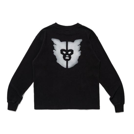  휴먼메이드 써멀 롱슬리브 티셔츠 HM28CS006 BLACK DOM - HUMANMADE