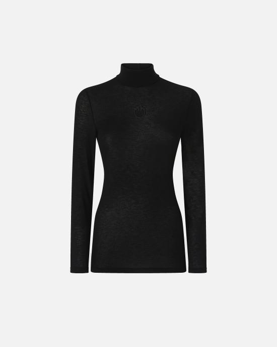 24FW 핑코 터틀넥 102067A24I Z99 Black