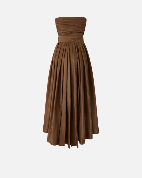 24FW 핑코 롱 원피스 104937Y3LE L71 Marrone terra scura - PINKO