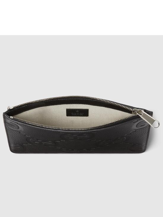 25SS 구찌 클러치/파우치 821102AABY0 1000 Grey - GUCCI