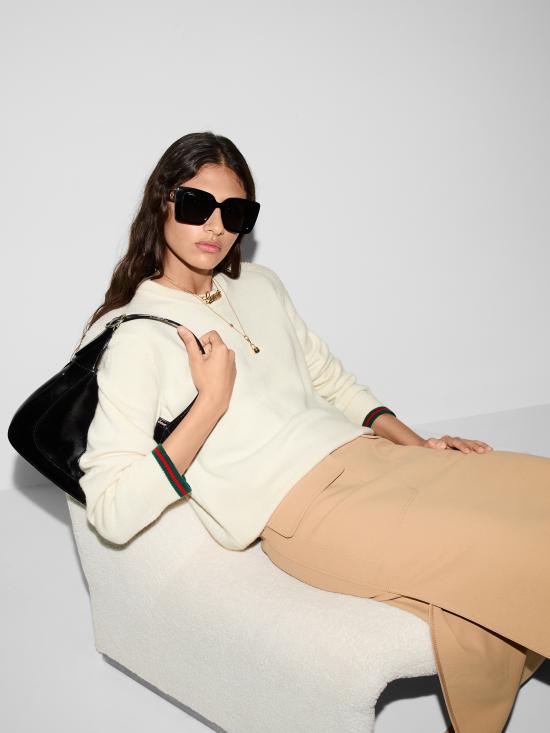 25SS 구찌 스웨터 813843XKEI2 9257 White - GUCCI