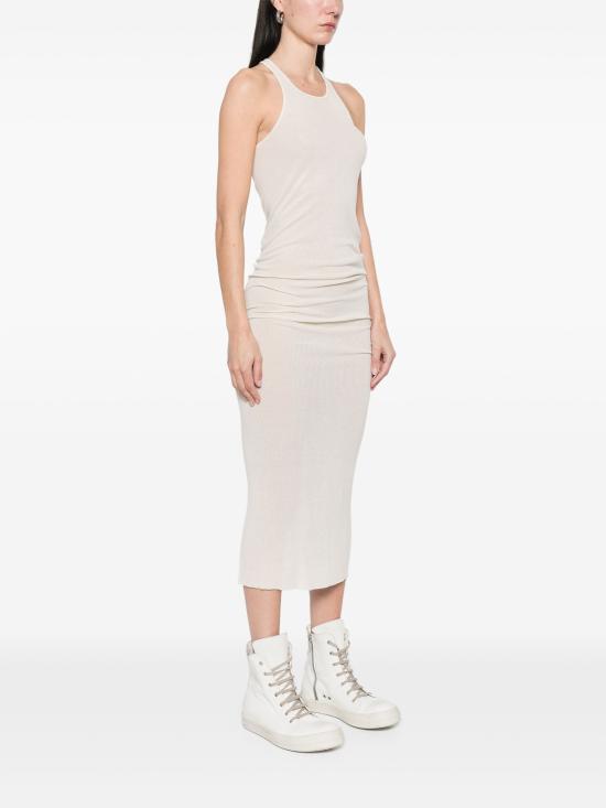 25SS 릭 오웬스 미디 원피스 RP01E7549RC 41 White - RICK OWENS