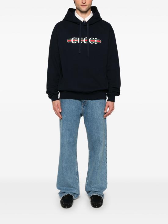 25SS 구찌 후드 티셔츠 788771XJG59 4735 Blue - GUCCI