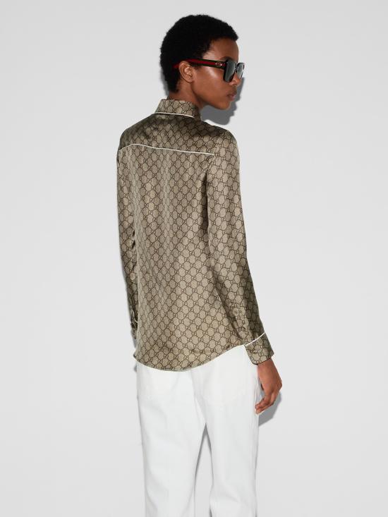 25SS 구찌 셔츠 813313ZANRP 2237 Beige - GUCCI