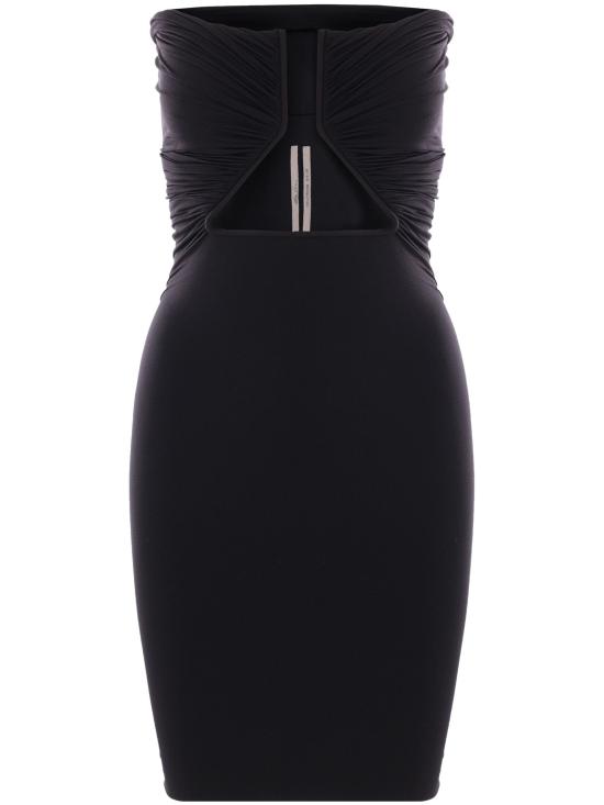 25SS 릭 오웬스 미디 원피스 RP01E7530JN 09 Black