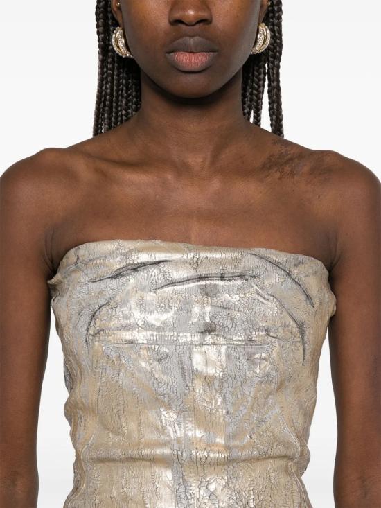 25SS 릭 오웬스 미디 원피스 RP01E7524SGMC 02 Golden - RICK OWENS