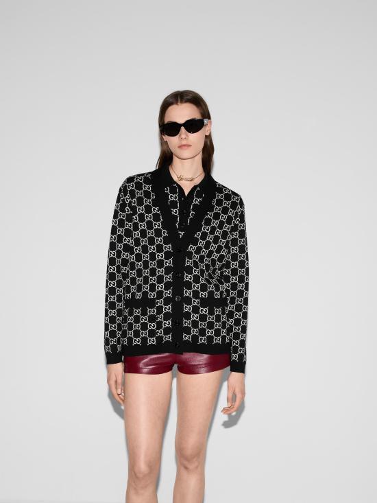 25SS 구찌 가디건 798157XKEJP 1070 Black - GUCCI