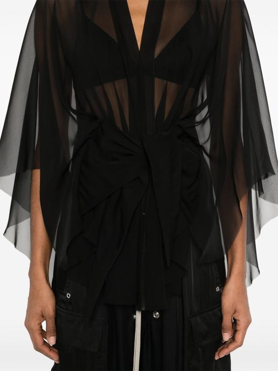 25SS 릭 오웬스 셔츠 RP01E7731S 09 Black - RICK OWENS