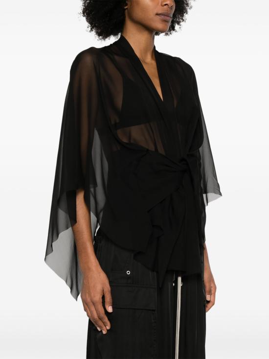 25SS 릭 오웬스 셔츠 RP01E7731S 09 Black - RICK OWENS