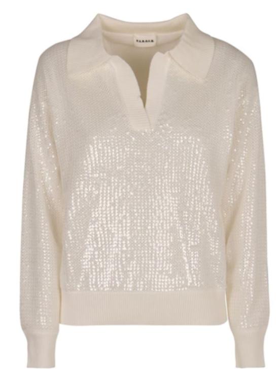 25SS 파로쉬 스웨터 D540858 COBALTO002 Cream - PAROSH