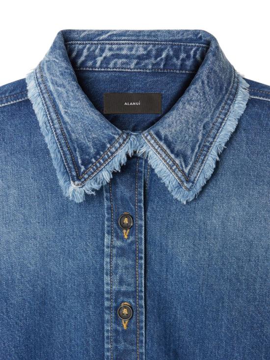 25SS 알라누이 셔츠 LWYE00AR25 DEN0014700 Dark wash - ALANUI