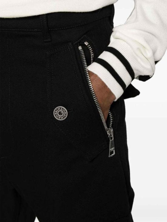  발망 트레이닝/조거 팬츠 CH1PQ275CE250PA Black - BALMAIN