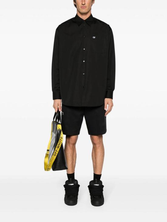  오프화이트 긴팔 셔츠 OMGE004C99FAB0011001 Black - OFF WHITE