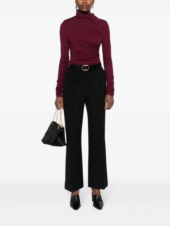  빅토리아 베컴 스트레이트 팬츠 1124WTR005120A1 Black - VICTORIA BECKHAM