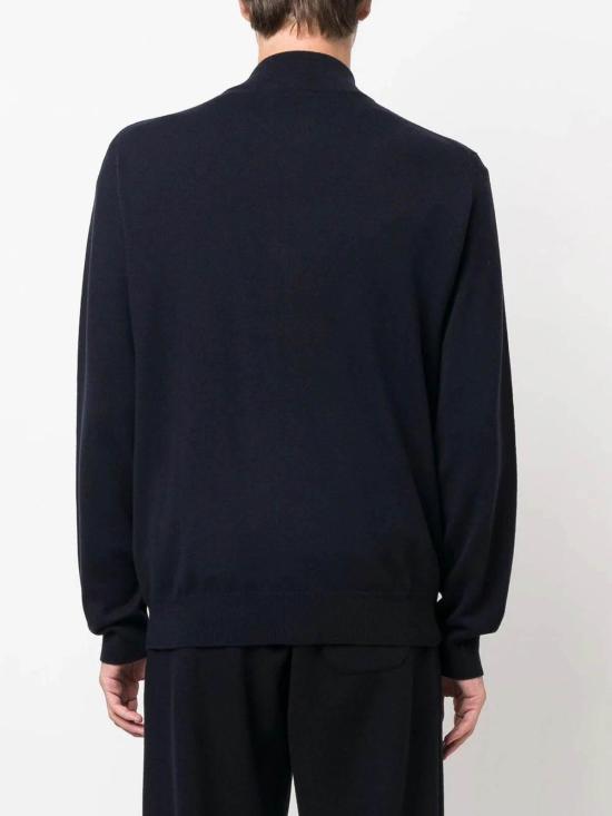  조르지오 아르마니 집업 니트 6GSEA4SMC2ZUBUV Black - GIORGIO ARMANI