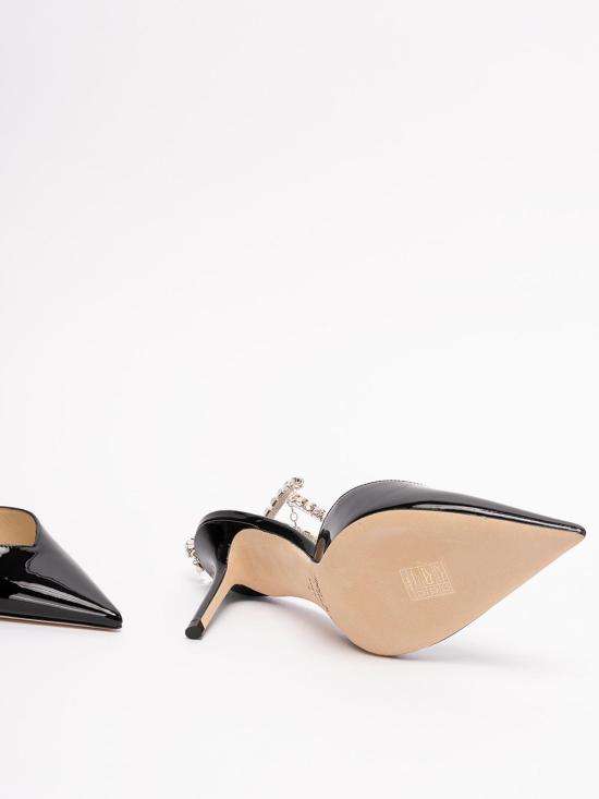 26FW 지미추 샌들 SAEDA85BOBBLACKCRYSTAL - JIMMY CHOO