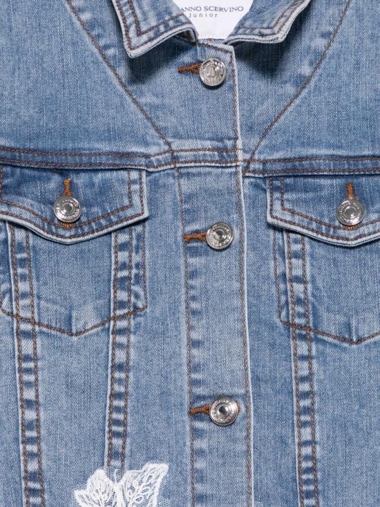 25SS [주니어] 에르마노 설비노 캐주얼 자켓 SFGB028 C DS065 4026 Clear Blue - ERMANNO SCERVINO