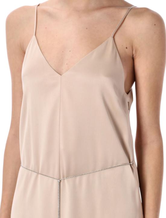 24FW 펜디 미디 원피스 FDD255ATR0 F0ZZ2 Champagne - FENDI