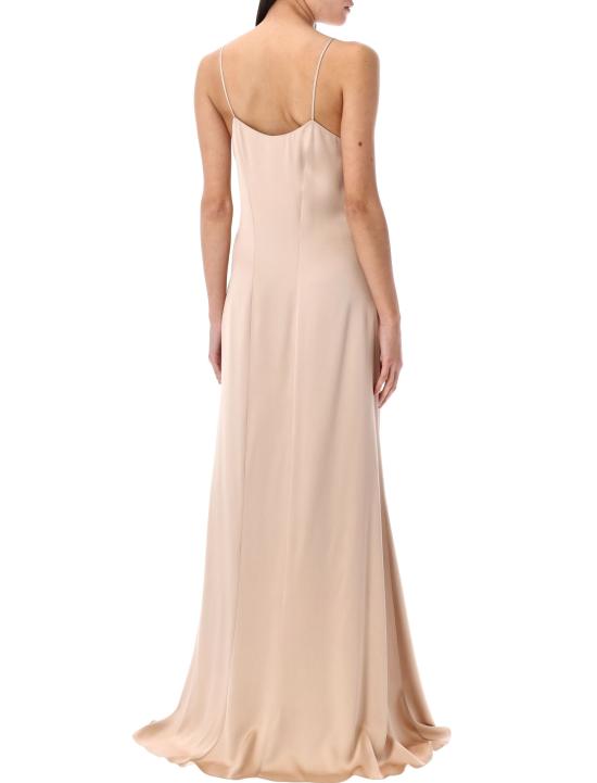 24FW 펜디 미디 원피스 FDD255ATR0 F0ZZ2 Champagne - FENDI