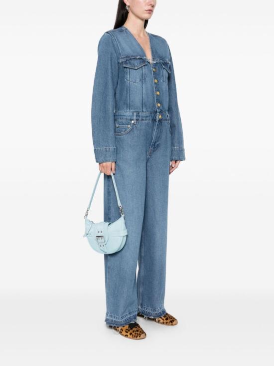 25SS 가니 숄더백 A6463 CLEAR BLUE - GANNI