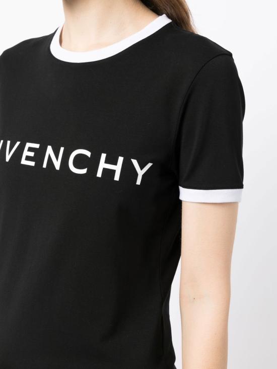 25SS 지방시 반팔 티셔츠 BW70BF3YAC004004 BLACKWHITE - GIVENCHY
