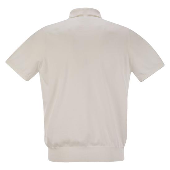  브루넬로 쿠치넬리 폴로 티셔츠 M29800125 CREAM - BRUNELLO CUCINELLI