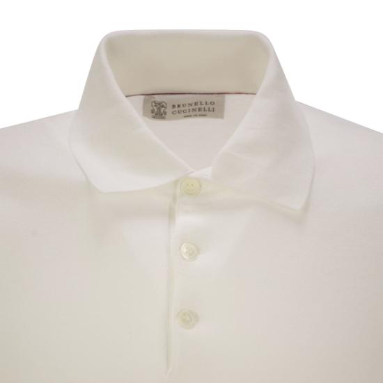  브루넬로 쿠치넬리 폴로 티셔츠 M29800125 CREAM - BRUNELLO CUCINELLI