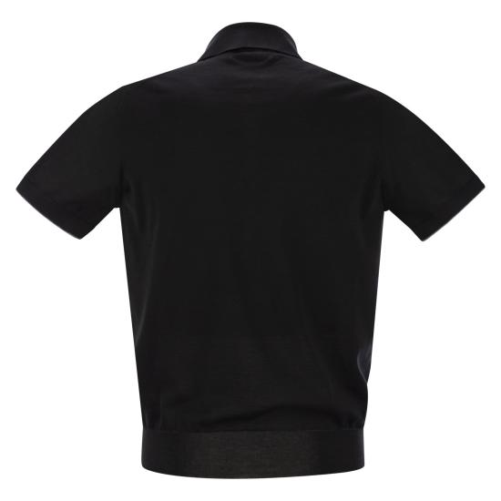  브루넬로 쿠치넬리 폴로 티셔츠 M29800125 BLACK - BRUNELLO CUCINELLI