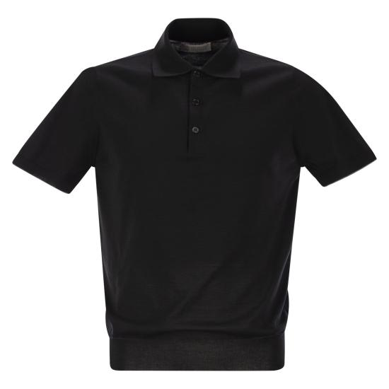  브루넬로 쿠치넬리 폴로 티셔츠 M29800125 BLACK