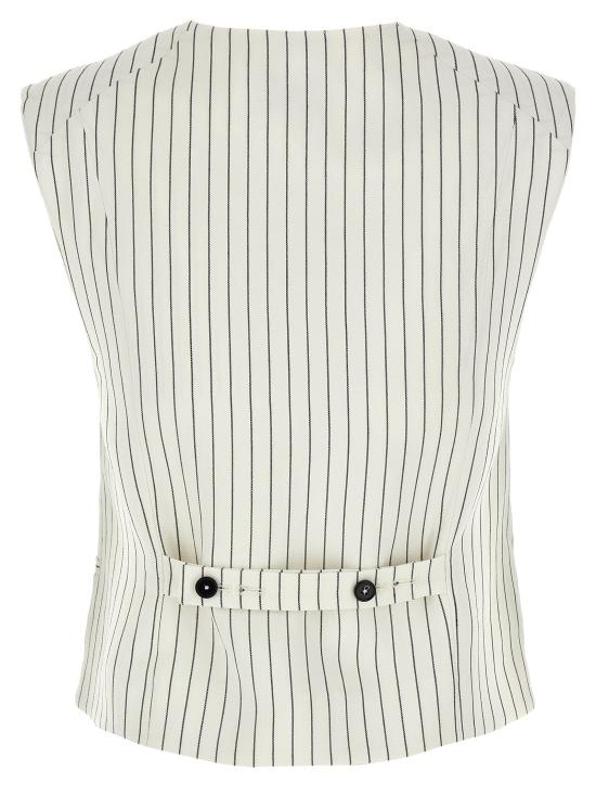 25SS 루루 드 세종 베스트 VANUAIVORYBLACKSTRIPES - LOULOU DE SAISON