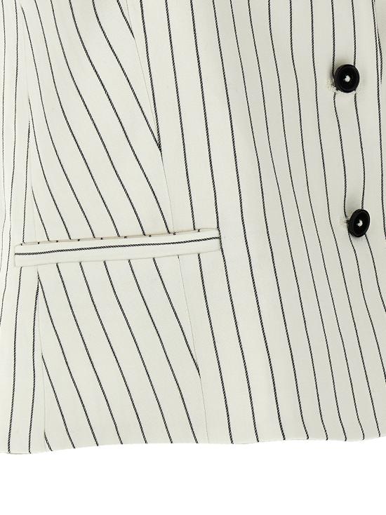 25SS 루루 드 세종 베스트 VANUAIVORYBLACKSTRIPES - LOULOU DE SAISON