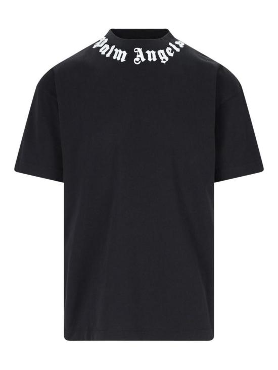  팜앤젤스 반팔 티셔츠 PMAA001F24JER0071003 Black